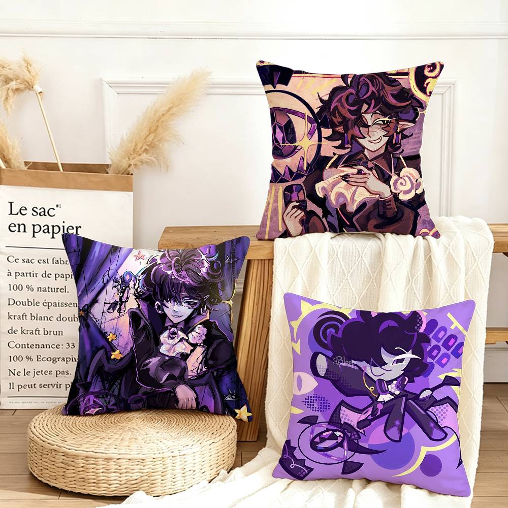 Home Textiles Inc - Czarna poszewka na poduszkę w kształcie