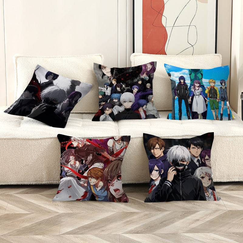 Home Textiles Magazine - Klasyczne anime T_Tokyo G-Ghoul Magazyny Poszewka