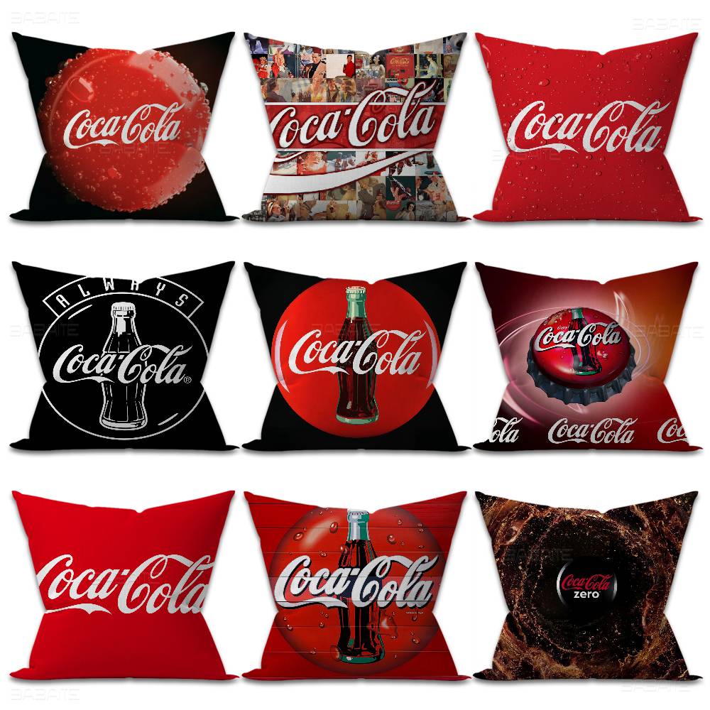 Home Textiles Inc - Poszewka na poduszkę z motywem C-Cocas-C-Colas,