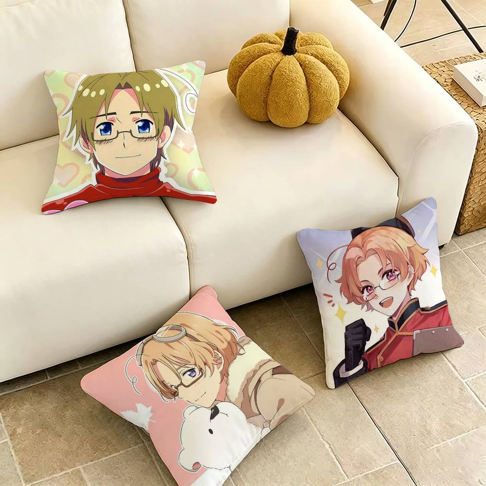 Home Textiles Canada - Poszewka na poduszkę C-Canada H-Hetalia, kwadratowa,