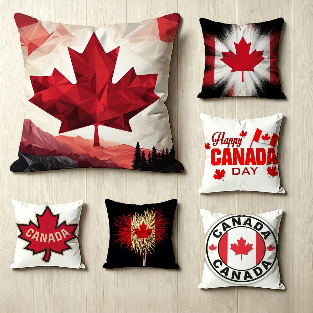 Home Textiles Canada - Fajna poszewka na poduszkę z flagą