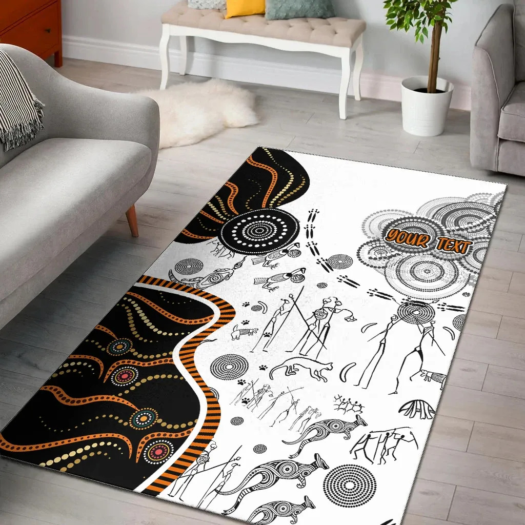 Home Textiles Week - Dywan Naidoc Week z motywem aborygeńskim,