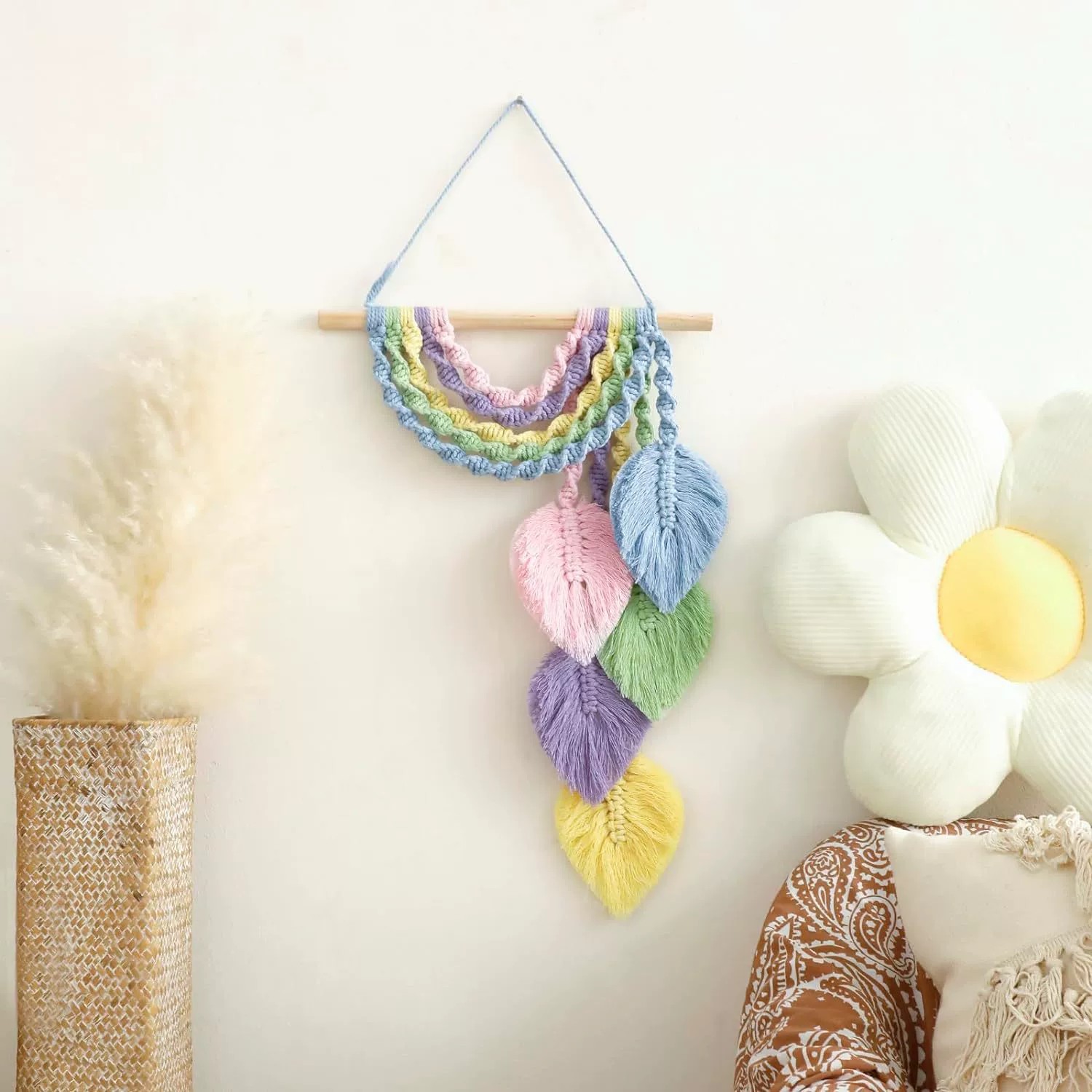 Gobeliny Tęcza Liście Wzory Pi – Home Textiles Europe recenzja i cena